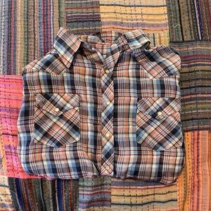 WESTERN WEAR Flannel Button Up